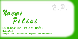 noemi pilisi business card