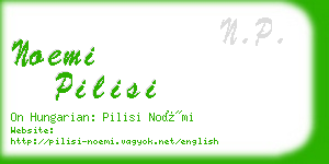 noemi pilisi business card